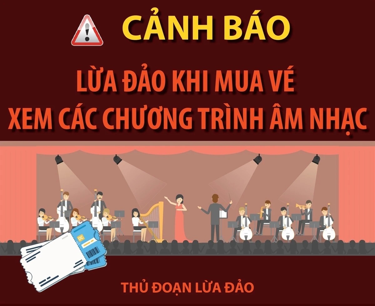Cảnh báo lừa đảo khi mua vé xem các chương trình âm nhạc