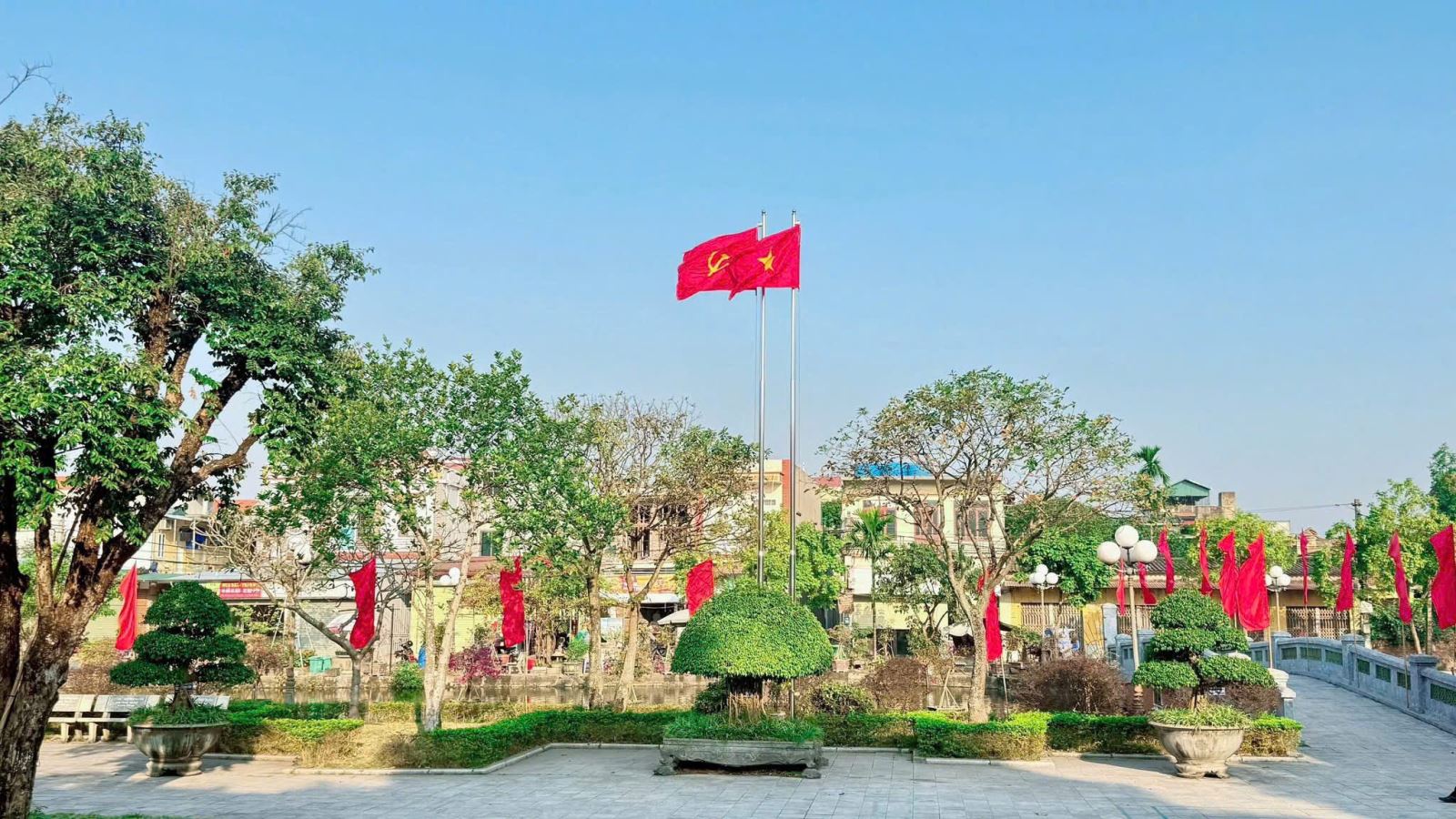 Hưng Yên rực rỡ cờ hoa chào mừng Đại hội đại biểu toàn quốc lần thứ XIV của Đảng