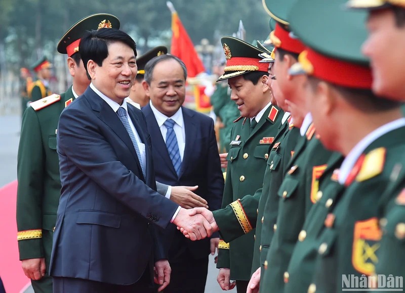 Chủ tịch nước Lương Cường: Xây dựng Quân đoàn 12 