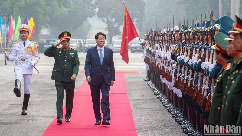 Chủ tịch nước Lương Cường: Trong thành tựu chung của đất nước, Quân đội có những đóng góp rất quan trọng