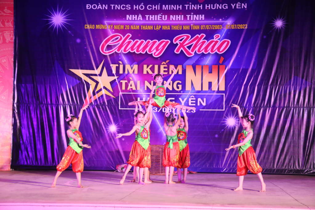 10 tiết mục vào chung kết cuộc thi Tìm kiếm tài năng nhí tỉnh Hưng Yên năm 2023
