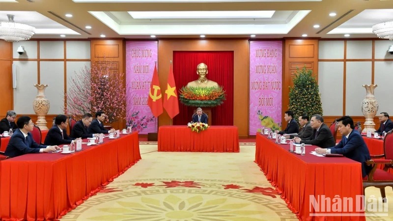 Tổng Bí thư Tô Lâm điện đàm với Bí thư Thứ nhất Đảng Cộng sản Cuba, Chủ tịch nước Cộng hòa Cuba Miguel Diaz-Canel