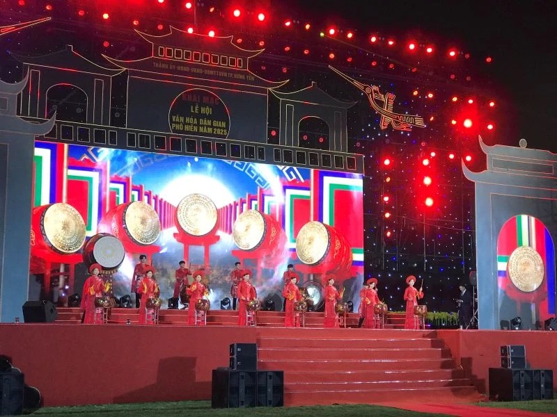 Khai mạc Lễ hội Văn hóa dân gian Phố Hiến 2025