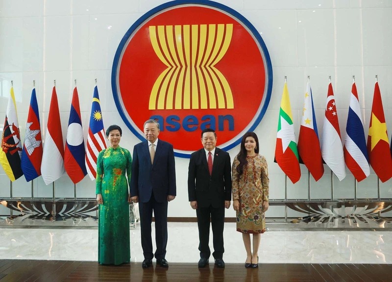 Tổng Bí thư Tô Lâm thăm Ban Thư ký ASEAN