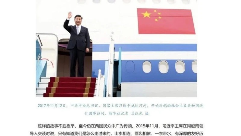 Truyền thông Trung Quốc đề cao quan hệ hữu nghị Việt-Trung