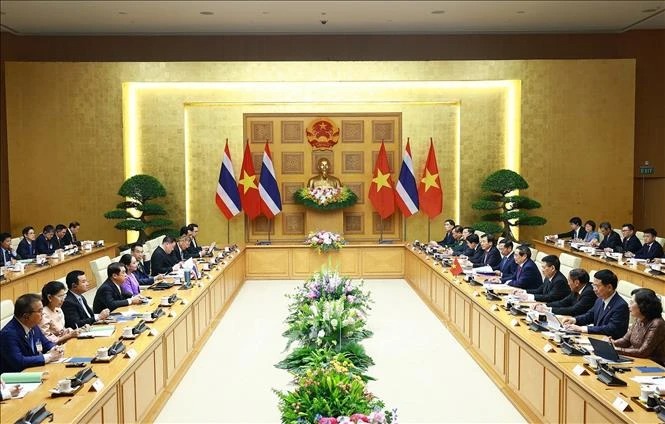 Thủ tướng Chính phủ Phạm Minh Chính và Thủ tướng Thái Lan đồng chủ trì Họp Nội các chung Việt Nam-Thái Lan lần thứ 4