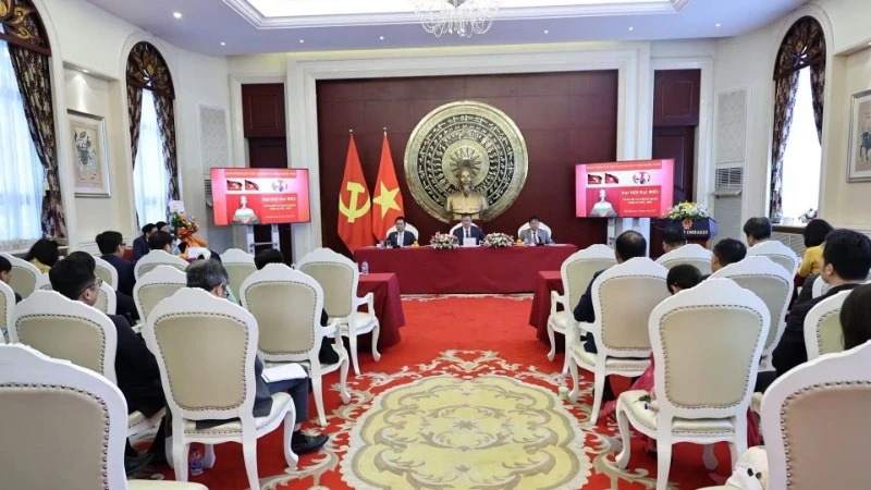 Đại hội đại biểu Đảng bộ Việt Nam tại Trung Quốc thành công tốt đẹp