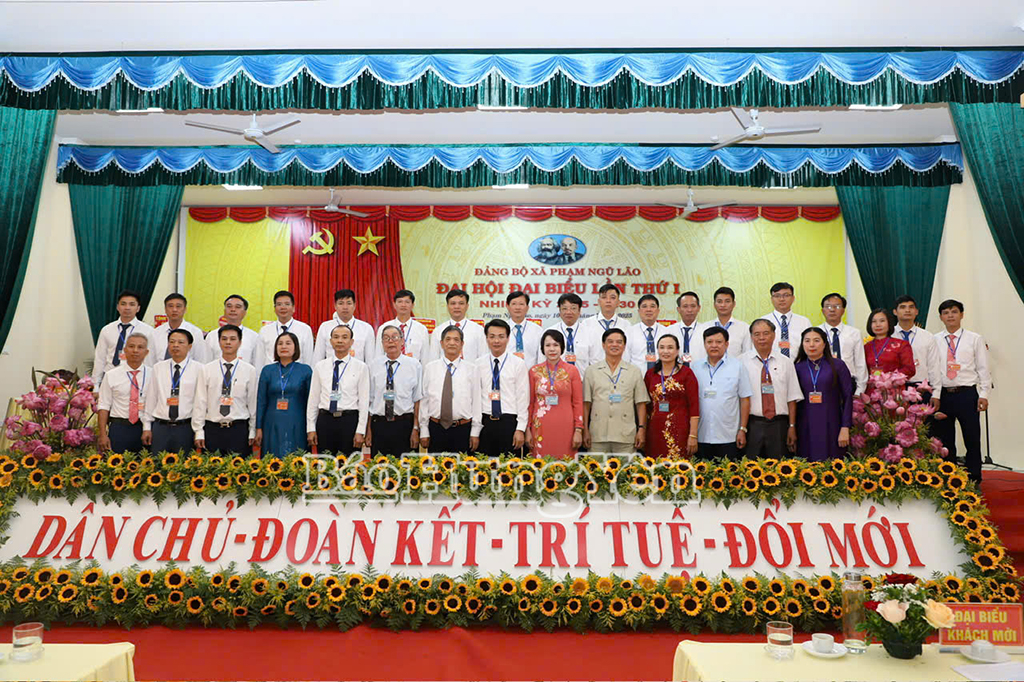 Đại hội đại biểu Đảng bộ xã Phạm Ngũ Lão lần thứ I, nhiệm kỳ 2025 - 2030