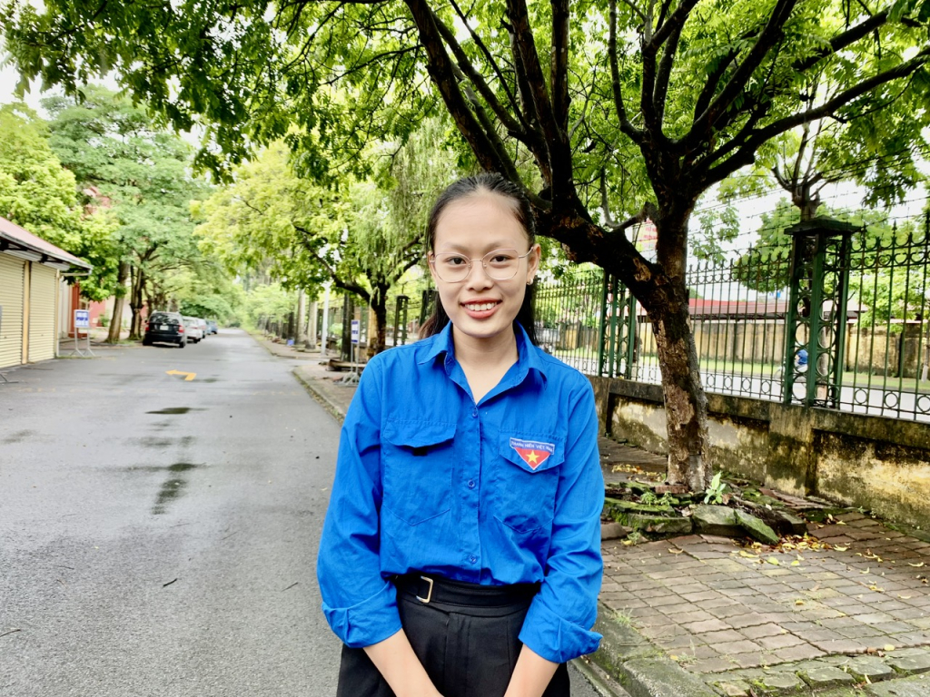 Lều Thị Minh Trang - Nữ thủ lĩnh Đoàn năng động, nhiệt huyết