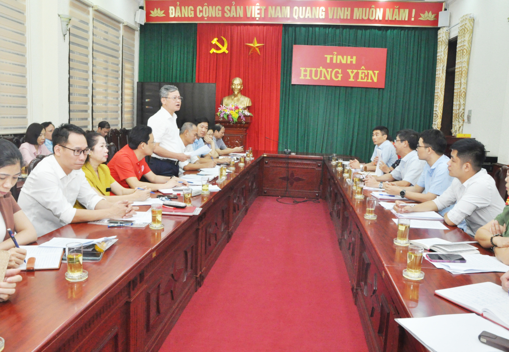 Đoàn công tác của Viện Huyết học - Truyền máu Trung ương làm việc với UBND tỉnh