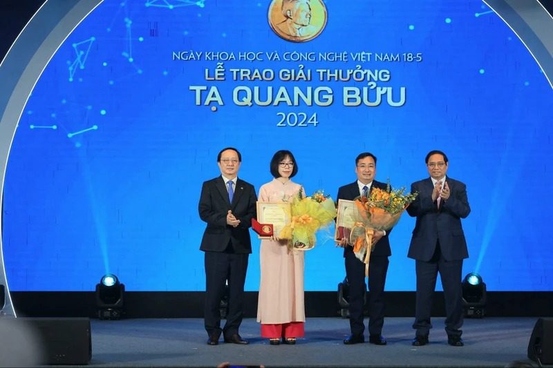 Hai nhà khoa học được trao Giải thưởng Tạ Quang Bửu năm 2024
