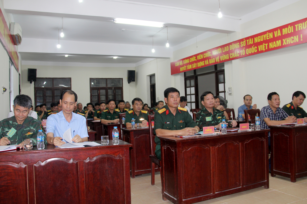 Sở Tài nguyên và Môi trường diễn tập quốc phòng - an ninh năm 2023