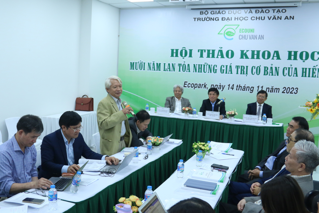 Hội thảo khoa học “Mười năm lan tỏa những giá trị cơ bản của Hiến pháp năm 2013”