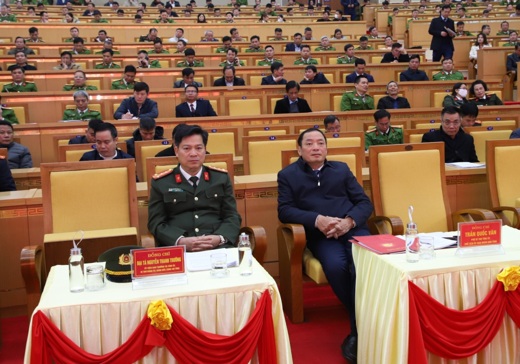 Triển khai công tác xây dựng phong trào Toàn dân bảo vệ an ninh Tổ quốc; phòng, chống tội phạm; quản lý, sử dụng vũ khí, vật liệu nổ, công cụ hỗ trợ, pháo; PCCC và cứu nạn, cứu hộ năm 2024