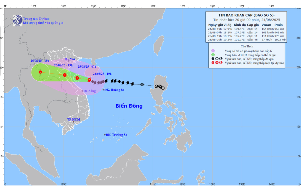 Chủ động phòng ngừa, ứng phó với cơn bão số 5 (Kajika)