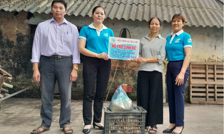 Hội Liên hiệp phụ nữ xã Tân Việt: Nhiều hoạt động tập hợp, thu hút hội viên phụ nữ