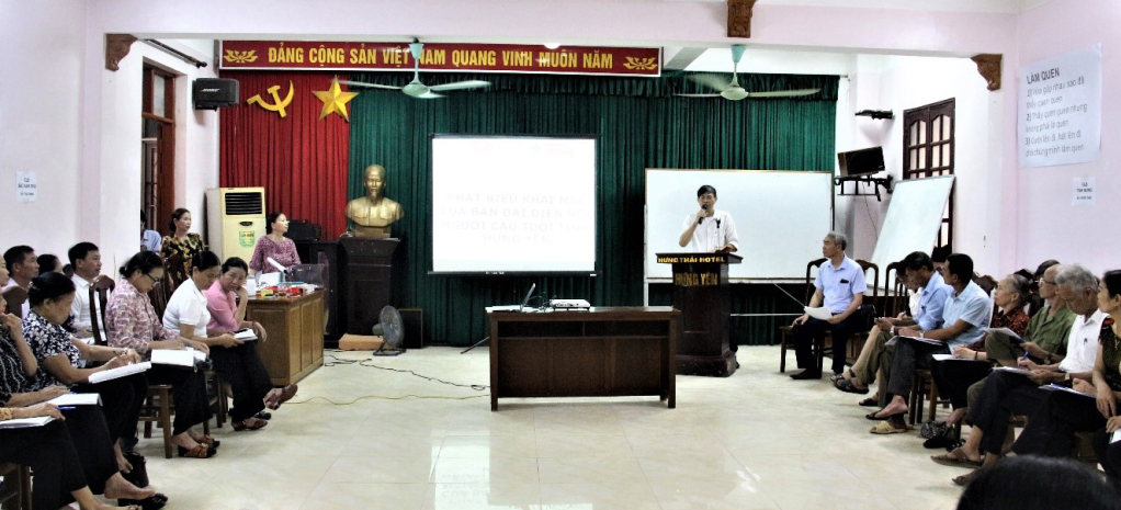 Ban đại diện Hội Người cao tuổi tỉnh: Tập huấn Câu lạc bộ Liên thế hệ tự giúp nhau