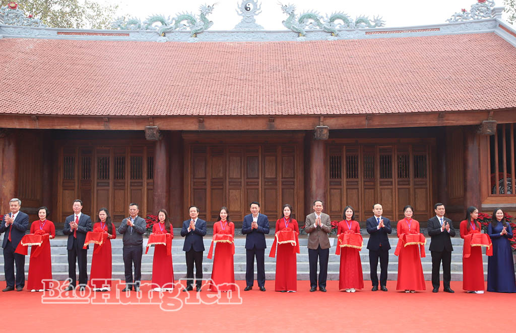 Khánh thành công trình tu bổ, tôn tạo Khu di tích lịch sử Đại danh y Hải Thượng Lãn Ông Lê Hữu Trác