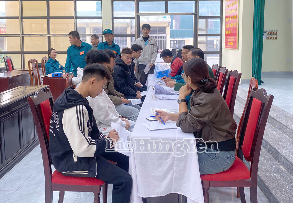 Xã Tiên Hưng: Khám tuyển sức khỏe nghĩa vụ quân sự năm 2026