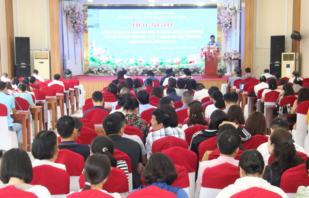 Tuyên truyền pháp luật về phòng, chống tham nhũng, tiêu cực và thực hiện pháp luật về thanh tra