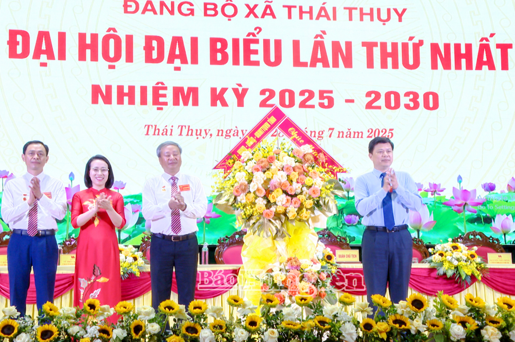 Đại hội đại biểu Đảng bộ xã Thái Thụy lần thứ I, nhiệm kỳ 2025 - 2030