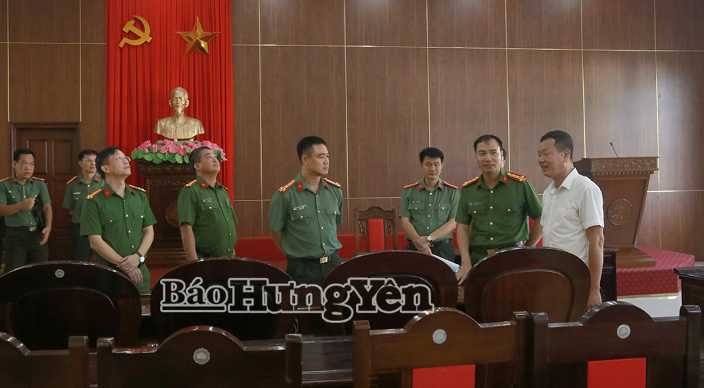 Kiểm tra phương án bảo đảm an ninh trật tự phục vụ Đại hội đại biểu Đảng bộ tỉnh lần thứ I, nhiệm kỳ 2025 - 2030