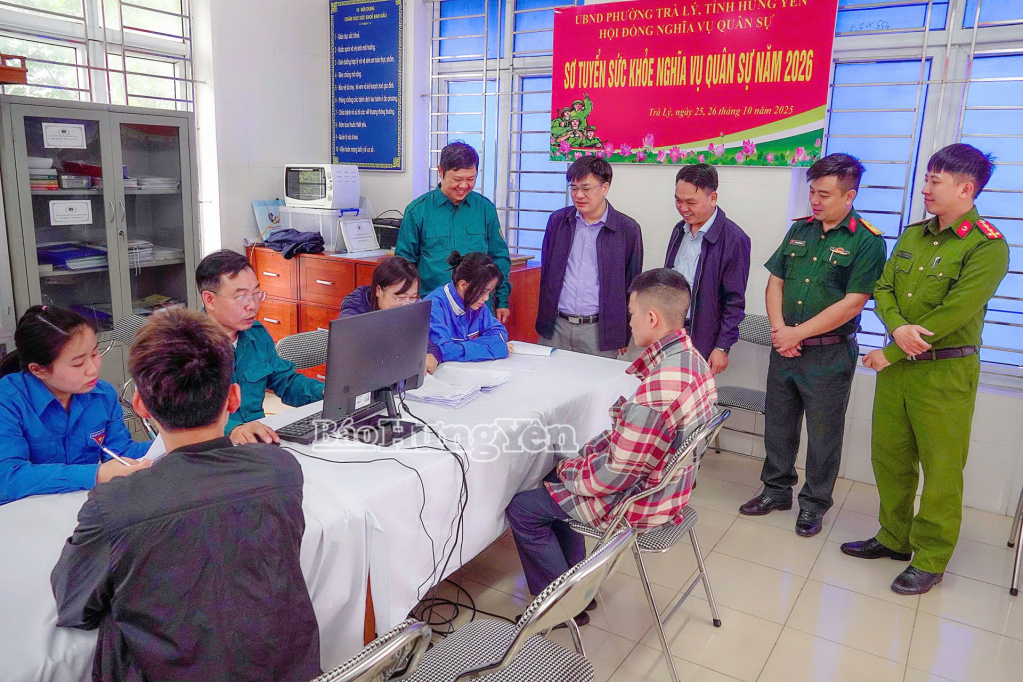 Các địa phương tổ chức khám sơ tuyển sức khỏe nghĩa vụ quân sự năm 2026