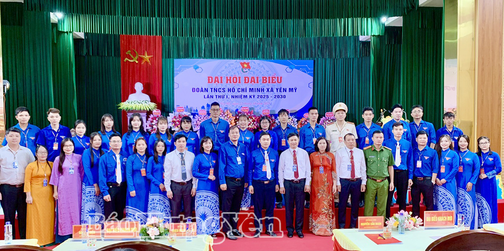 Đại hội đại biểu Đoàn TNCS Hồ Chí Minh xã Yên Mỹ, Hoàng Hoa Thám lần thứ I, nhiệm kỳ 2025 - 2030