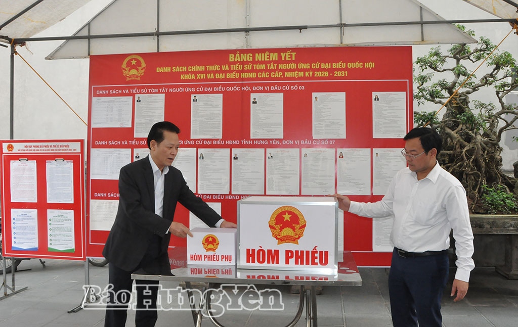 Bảo đảm cơ sở vật chất sẵn sàng cho bầu cử