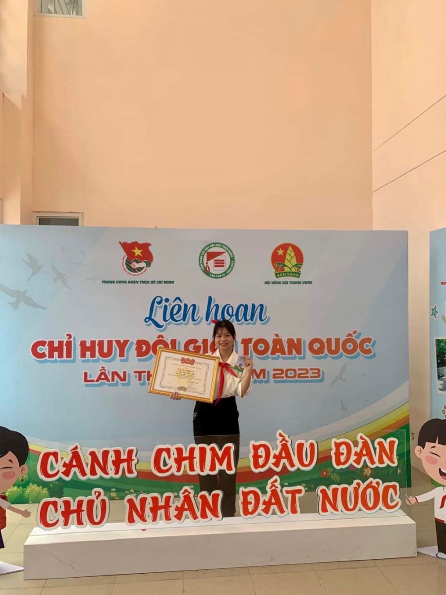 Gặp gỡ Đỗ Thị Yến Nhi - Chỉ huy Đội giỏi toàn quốc năm 2023