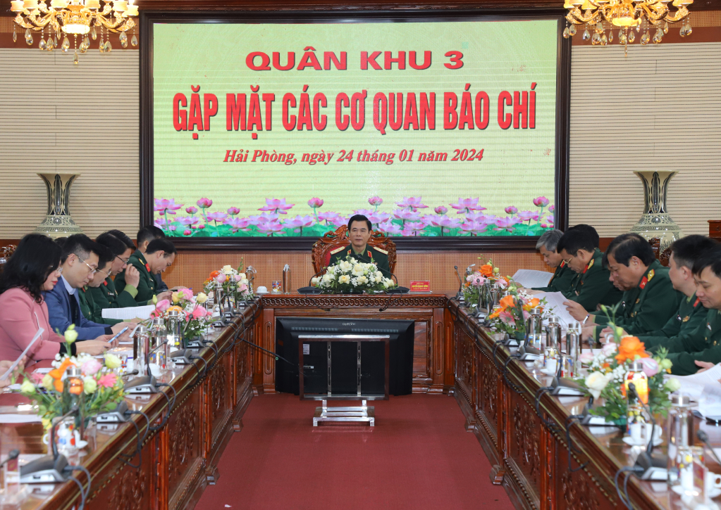 Bộ Tư lệnh Quân khu 3: Gặp mặt các cơ quan báo chí