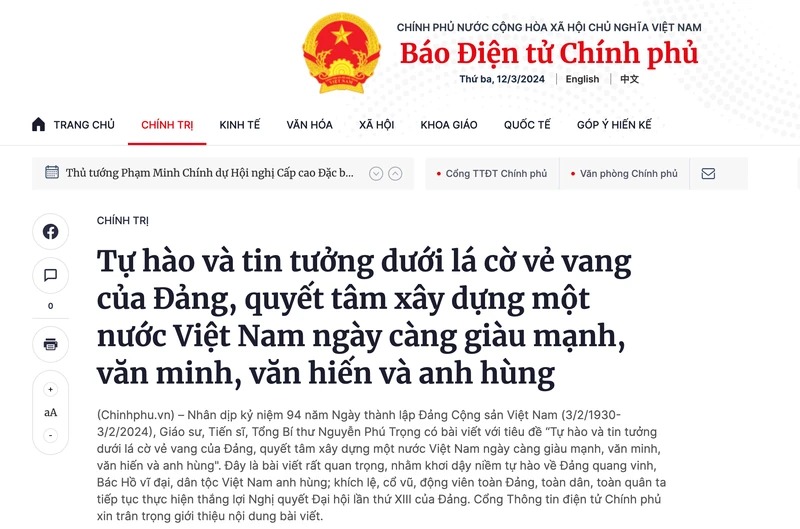 Phương châm hành động đặt văn hóa ngang hàng với kinh tế