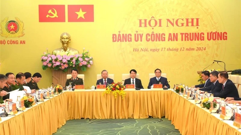 Tổng Bí thư Tô Lâm dự Hội nghị Đảng ủy Công an Trung ương năm 2024