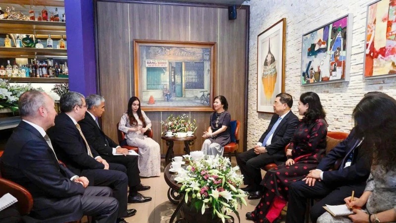 Phu nhân Tổng Bí thư Tô Lâm tiếp Phó Chủ tịch Quỹ Heydar Aliyev