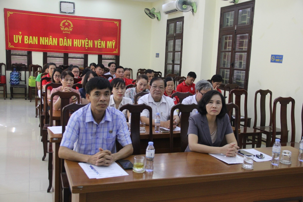 Hội Chữ thập đỏ huyện Yên Mỹ: Triển khai công tác hội 6 tháng cuối năm 2023
