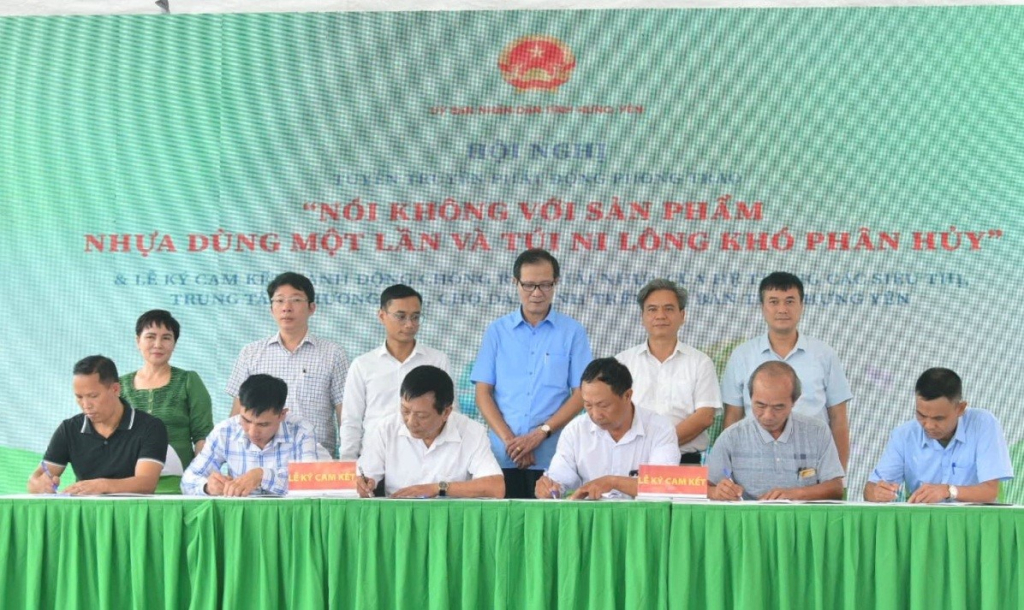 Tuyên truyền, phát động phong trào “Nói không với sản phẩm nhựa dùng một lần và túi nilon khó phân huỷ”