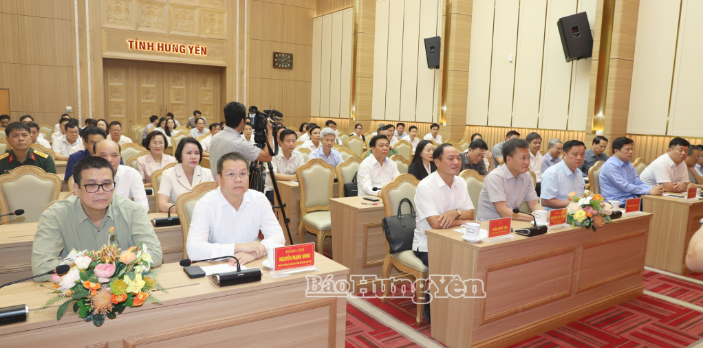 Công bố quyết định của Ban Bí thư chỉ định Ủy viên, Chủ nhiệm, Phó Chủ nhiệm Ủy ban Kiểm tra Tỉnh ủy Hưng Yên nhiệm kỳ 2025 - 2030