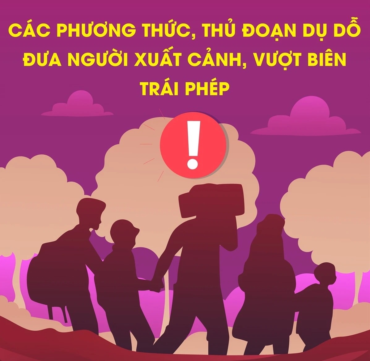 Các phương thức, thủ đoạn dụ dỗ đưa người xuất cảnh, vượt biên trái phép