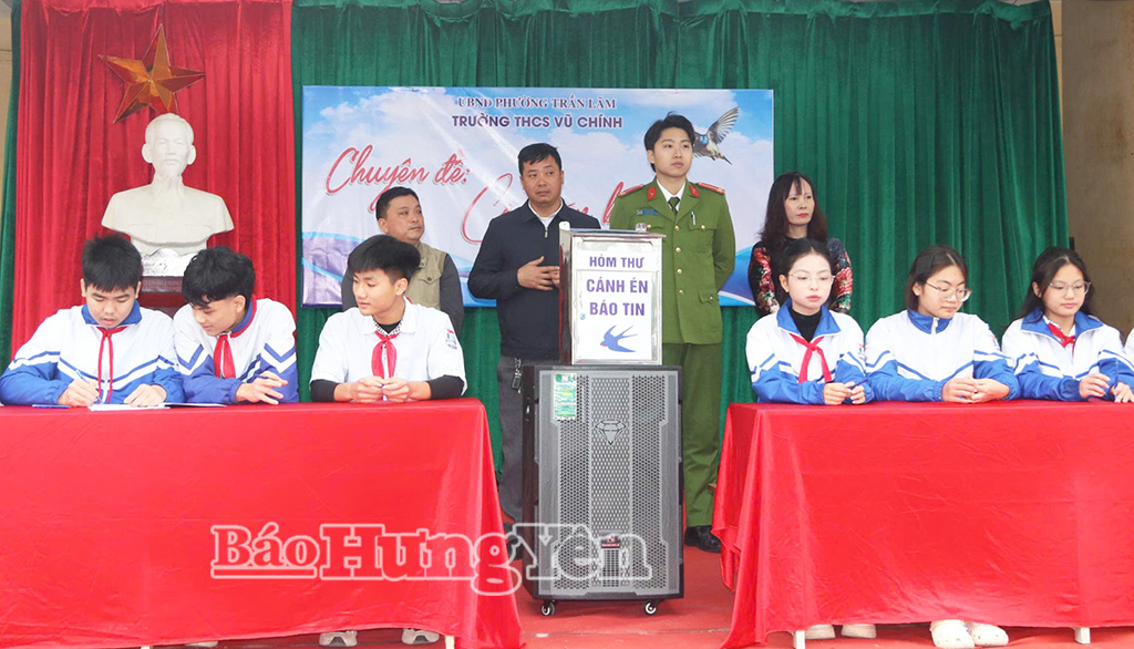 Trường THCS Vũ Chính: Chuyên đề “Cánh én báo tin – Đón Tết bình yên”