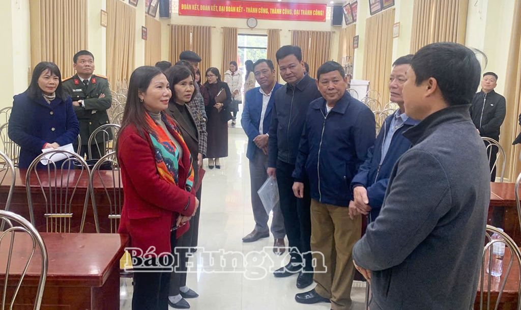 Kiểm tra công tác bầu cử tại các xã: Yên Mỹ, Hoàn Long, Nguyễn Văn Linh và Việt Yên