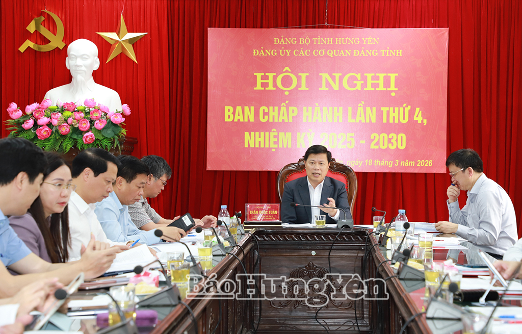 Hội nghị Ban Chấp hành Đảng bộ các cơ quan Đảng tỉnh 