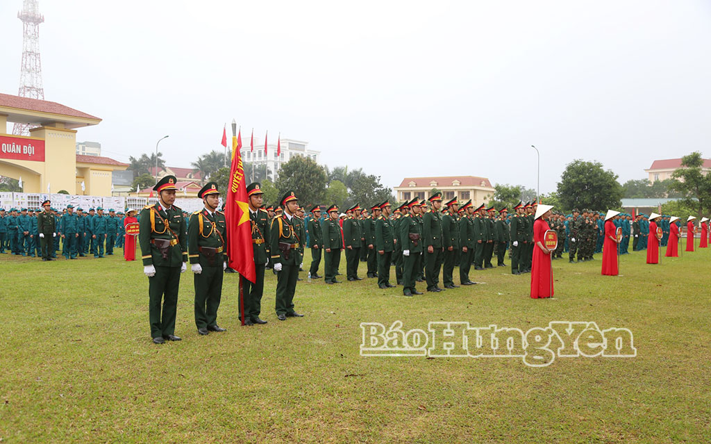 Ban Chỉ huy phòng thủ Khu vực 3 – Trà Lý ra quân huấn luyện