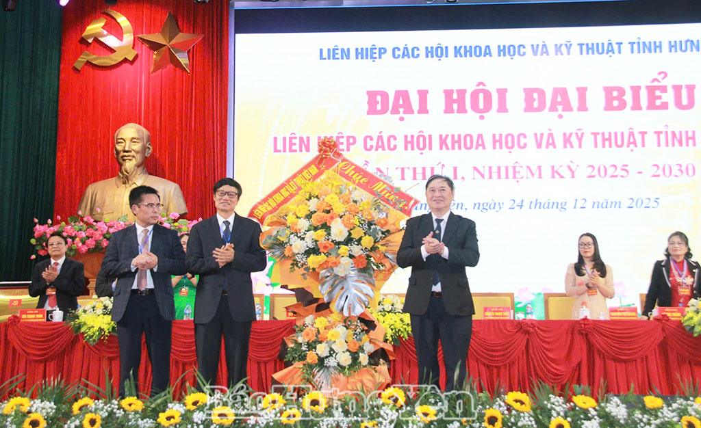 Đại hội đại biểu Liên hiệp các Hội Khoa học và Kỹ thuật tỉnh lần thứ nhất, nhiệm kỳ 2025 – 2030