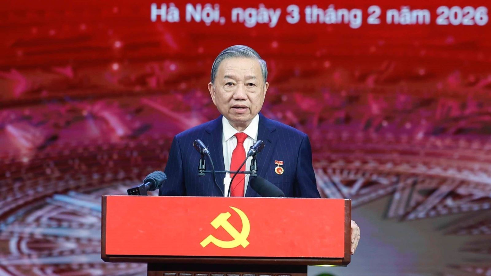 Phát biểu của Tổng Bí thư Tô Lâm tại Lễ tuyên dương Bí thư chi bộ xuất sắc và trao giải Búa liềm vàng