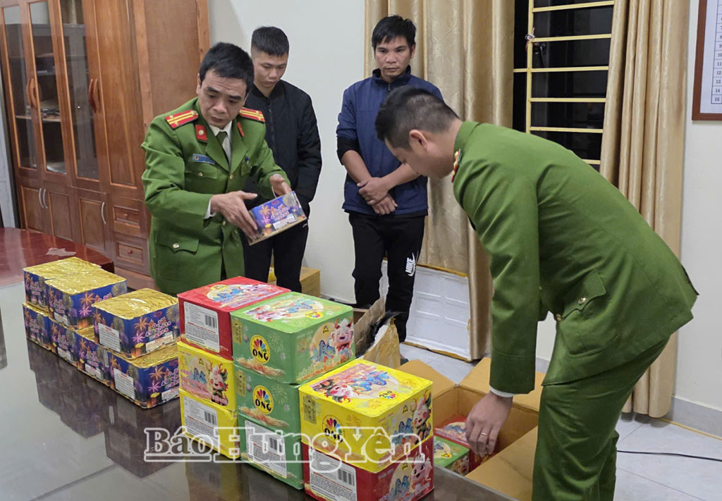 Quyết liệt đấu tranh với tội phạm, vi phạm về pháo