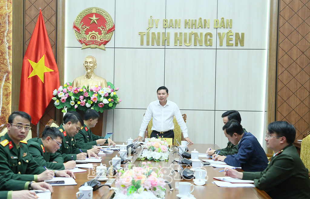 Hưng Yên: Triển khai nhiệm vụ giao, nhận quân năm 2026