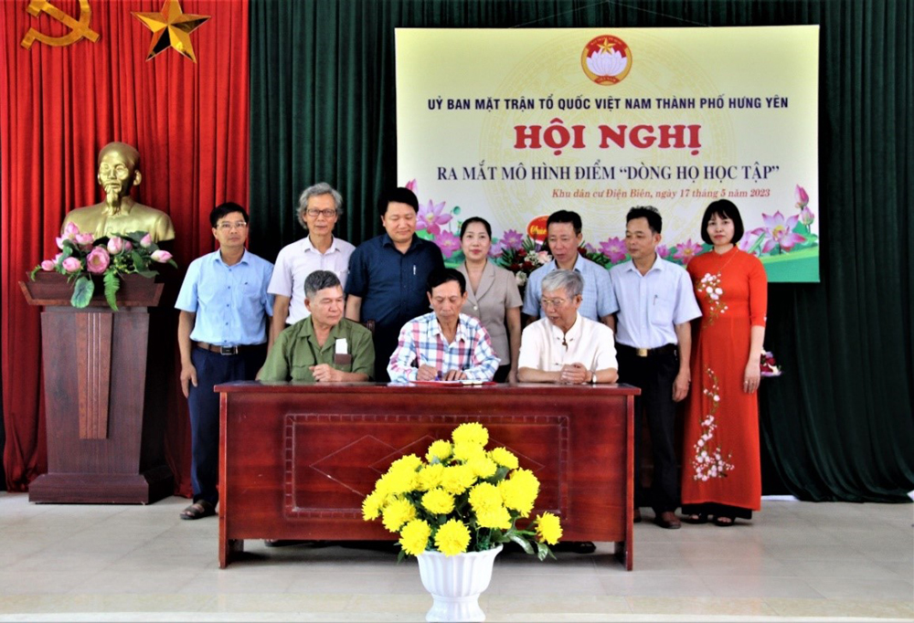 Thành phố Hưng Yên: Ra mắt mô hình điểm 