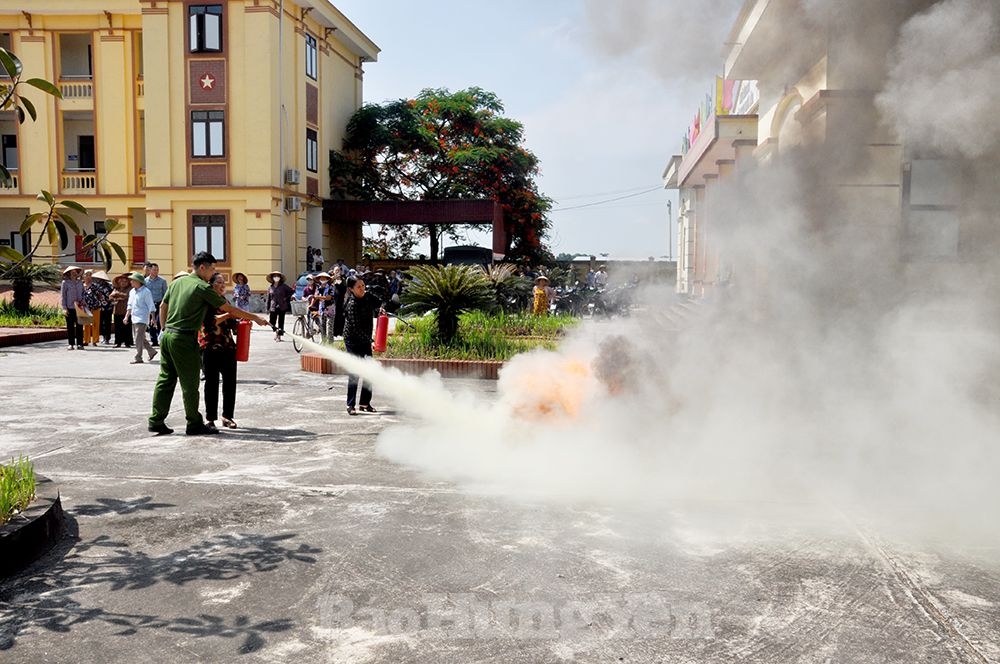 Xã Phạm Ngũ Lão: Thành lập “Tổ liên gia an toàn phòng cháy, chữa cháy”, “Điểm chữa cháy công cộng”