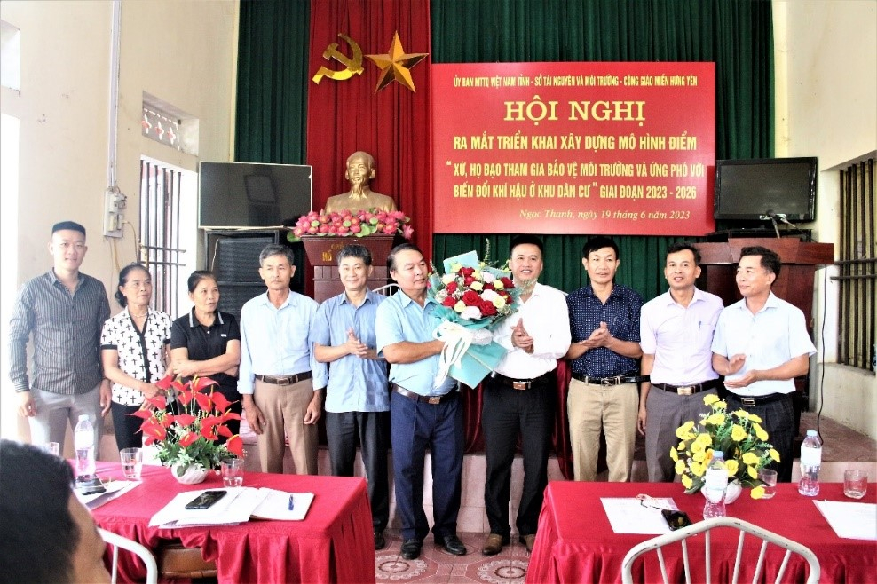 Ra mắt mô hình “Xứ, họ đạo tham gia bảo vệ môi trường và ứng phó với biến đổi khí hậu ở khu dân cư” giai đoạn 2023 - 2026