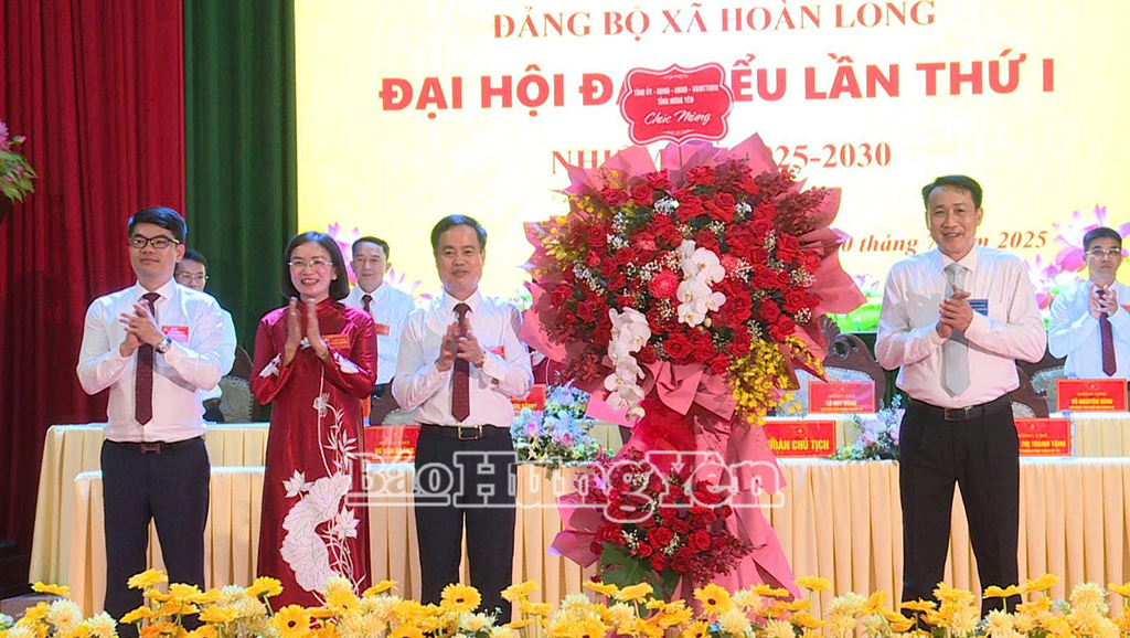 Đại hội đại biểu Đảng bộ xã Hoàn Long lần thứ I, nhiệm kỳ 2025 - 2030